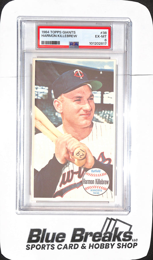 1964 Topps Giants - Harmon Killebrew - Minnesota Twins - Baseball - PSA 6 - #38