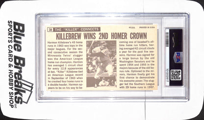 1964 Topps Giants - Harmon Killebrew - Minnesota Twins - Baseball - PSA 6 - #38