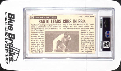 1964 Topps Giants - Ron Santo - Chicago Cubs - Baseball - PSA 3 - #58