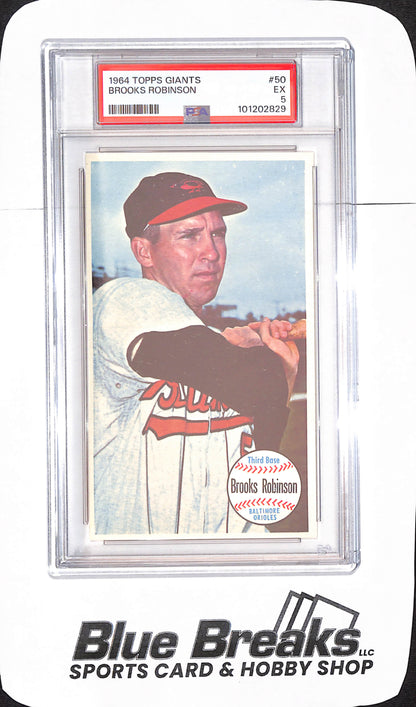 1964 Topps Giants - Brooks Robinson - Baltimore Orioles - Baseball - PSA 5 - #50