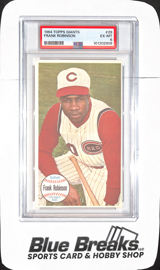 1964 Topps Giants - Frank Robinson - Cincinnati Reds - Baseball - PSA 6 - #29