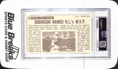 1964 Topps Giants - Frank Robinson - Cincinnati Reds - Baseball - PSA 6 - #29