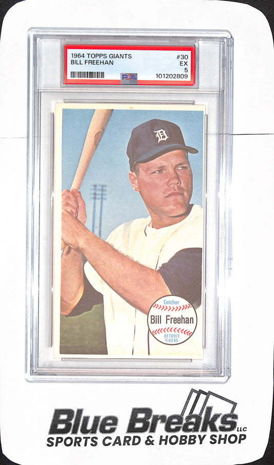 1964 Topps Giants - Bill Freehan - Detroit Tigers - Baseball - PSA 5 - #30