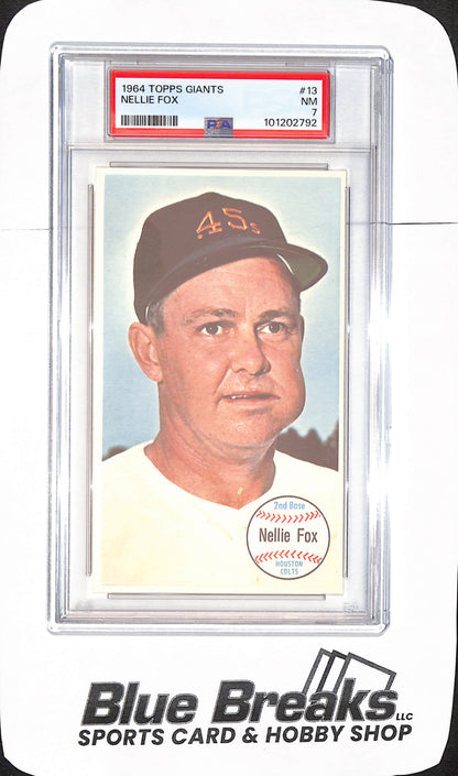 1964 Topps Giants - Nellie Fox - Houston Colts - Baseball - PSA7 - #13