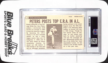 1964 Topps Giants - Gary Peters - Chicago White Sox - Baseball - PSA 4 - #1