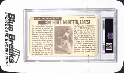 1964 Topps Giants - Ken Johnson - Houston Colts - Baseball - PSA 3 - #2