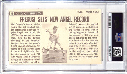 1964 Topps Giants - Jim Fregosi - Los Angeles Angels - Baseball - PSA 7 - #18