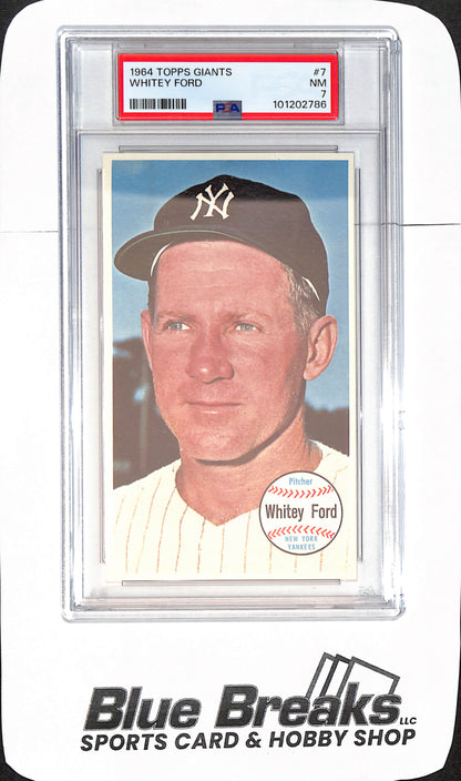 1964 Topps Giants - Whitey Ford - New York Yankees - Baseball - PSA 7 - #7