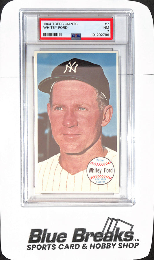 1964 Topps Giants - Whitey Ford - New York Yankees - Baseball - PSA 7 - #7