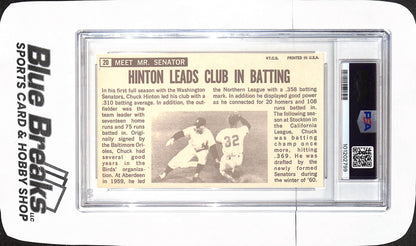 1964 Topps Giants - Chuck Hinton - Washington Senators - Baseball - PSA 6 - #20