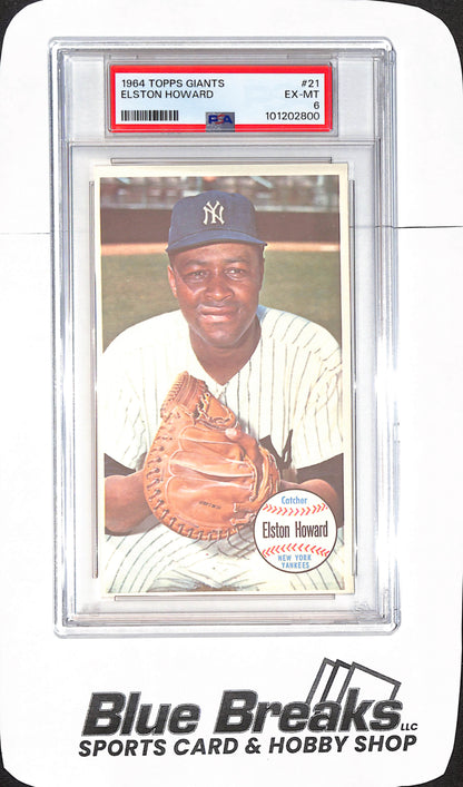 1964 Topps Giants - Elston Howard - New York Yankees - Baseball - PSA 6 - #21
