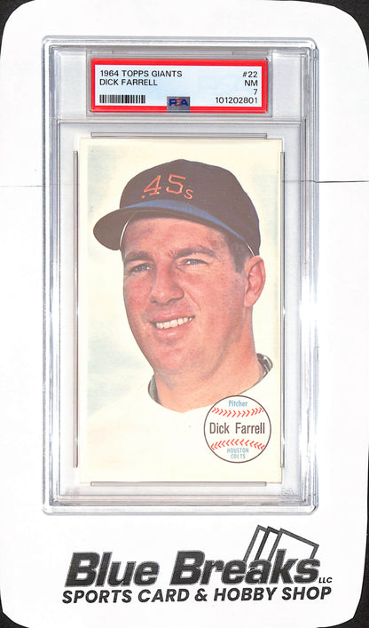 1946 Topps Giants - Dick Farrell - Houston Colts - Baseball - PSA 7 - #22