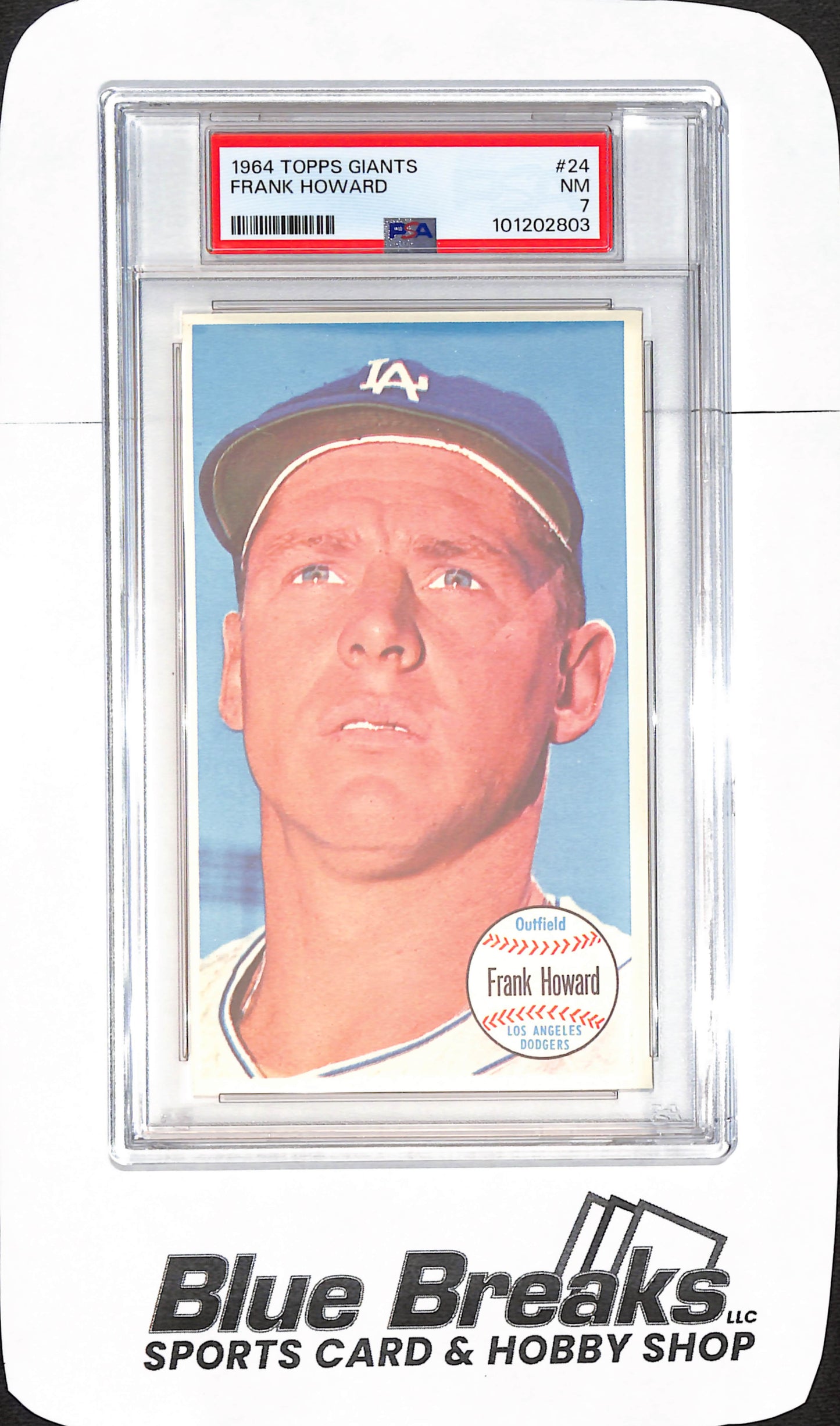 1964 Topps Giants - Frank Howard - Los Angeles Dodgers - Baseball - PSA 7 - #24