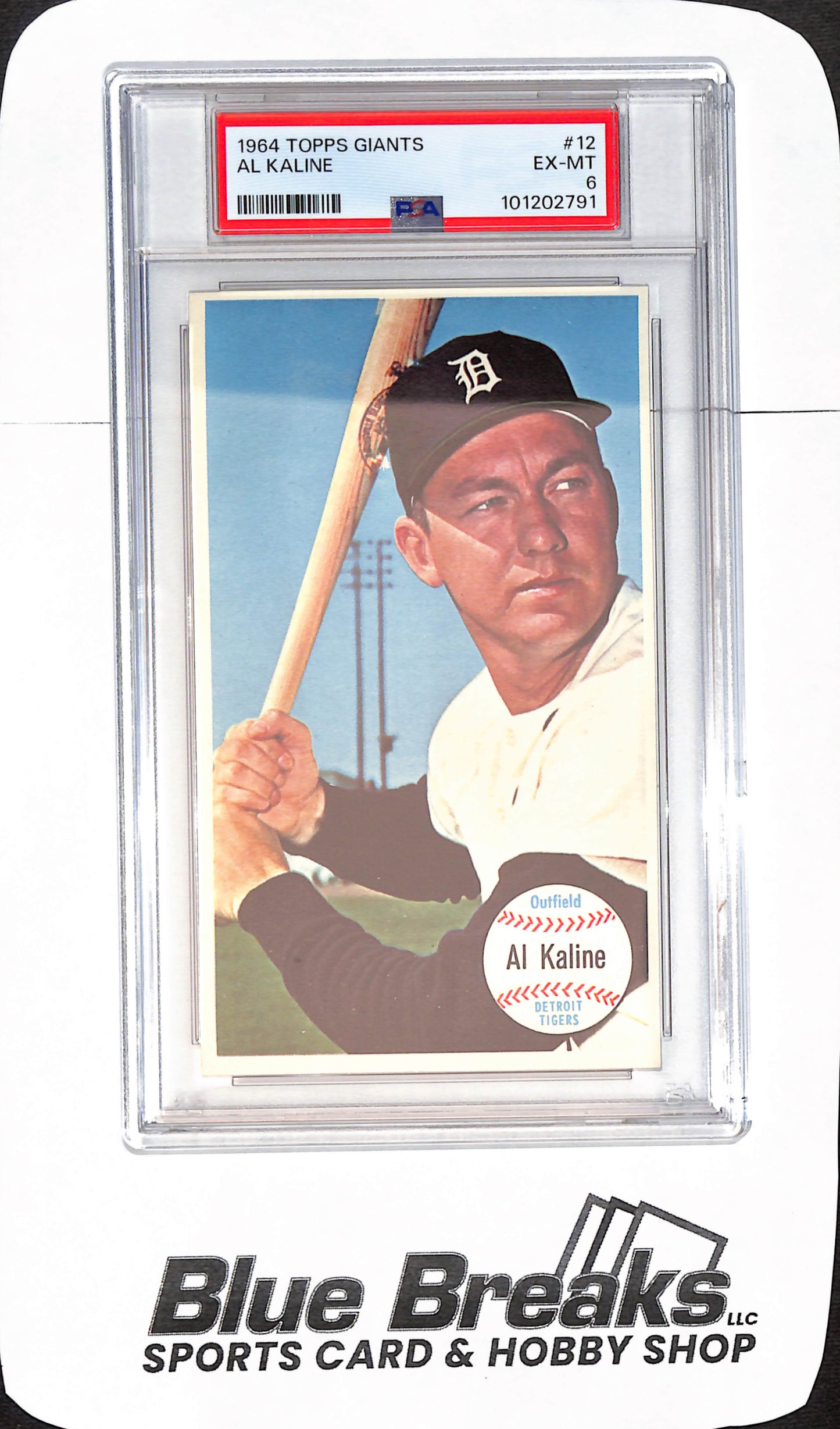 1964 Topps Giants - Al Kaline - Detroit Tigers - Baseball - PSA 6 - #12