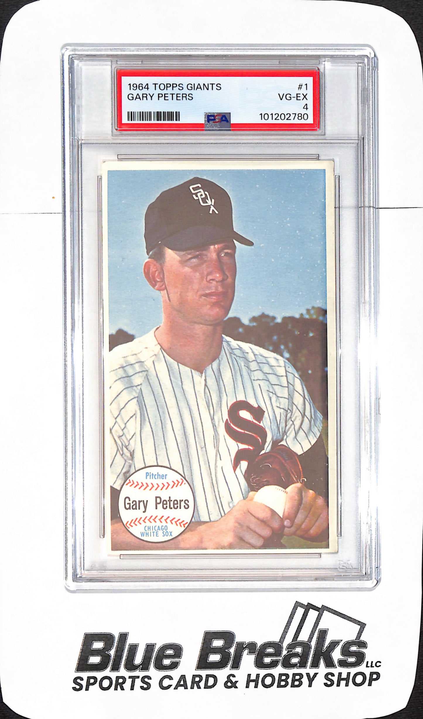 1964 Topps Giants - Gary Peters - Chicago White Sox - Baseball - PSA 4 - #1
