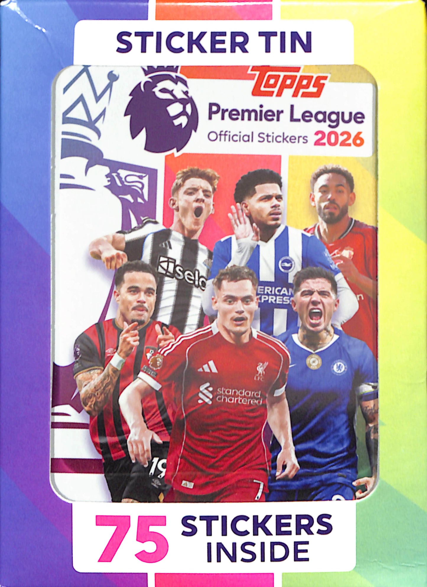 2026 Topps Premier League Official Stickers - Sticker Tin - Sealed Wax