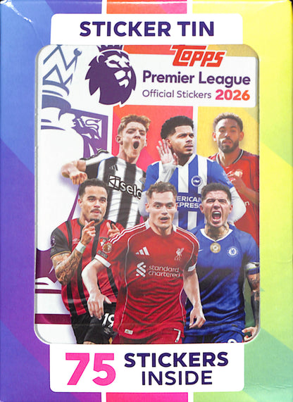 2026 Topps Premier League Official Stickers - Sticker Tin - Sealed Wax