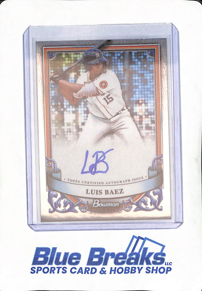 2024 Bowman Sterling - Luis Baez - Autograph - Houston Astros - Baseball - #PA-LB