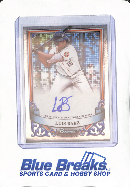 2024 Bowman Sterling - Luis Baez - Autograph - Houston Astros - Baseball - #PA-LB