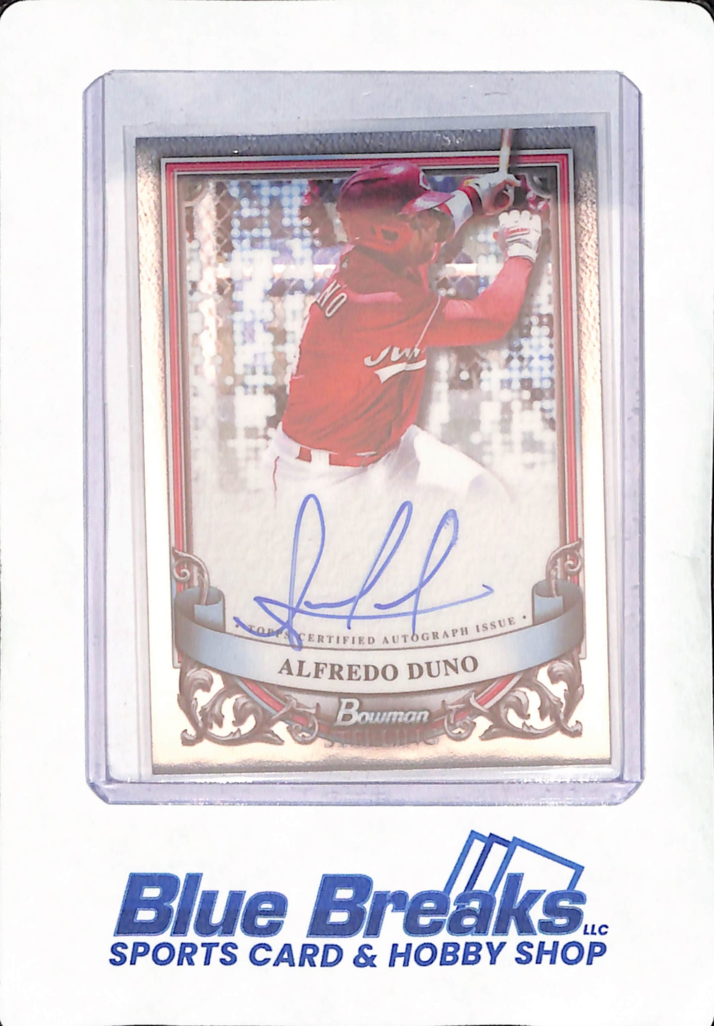 2024 Bowman Sterling - Alfredo Duno - Autograph - Cincinnati Reds - Baseball - #PA-AD