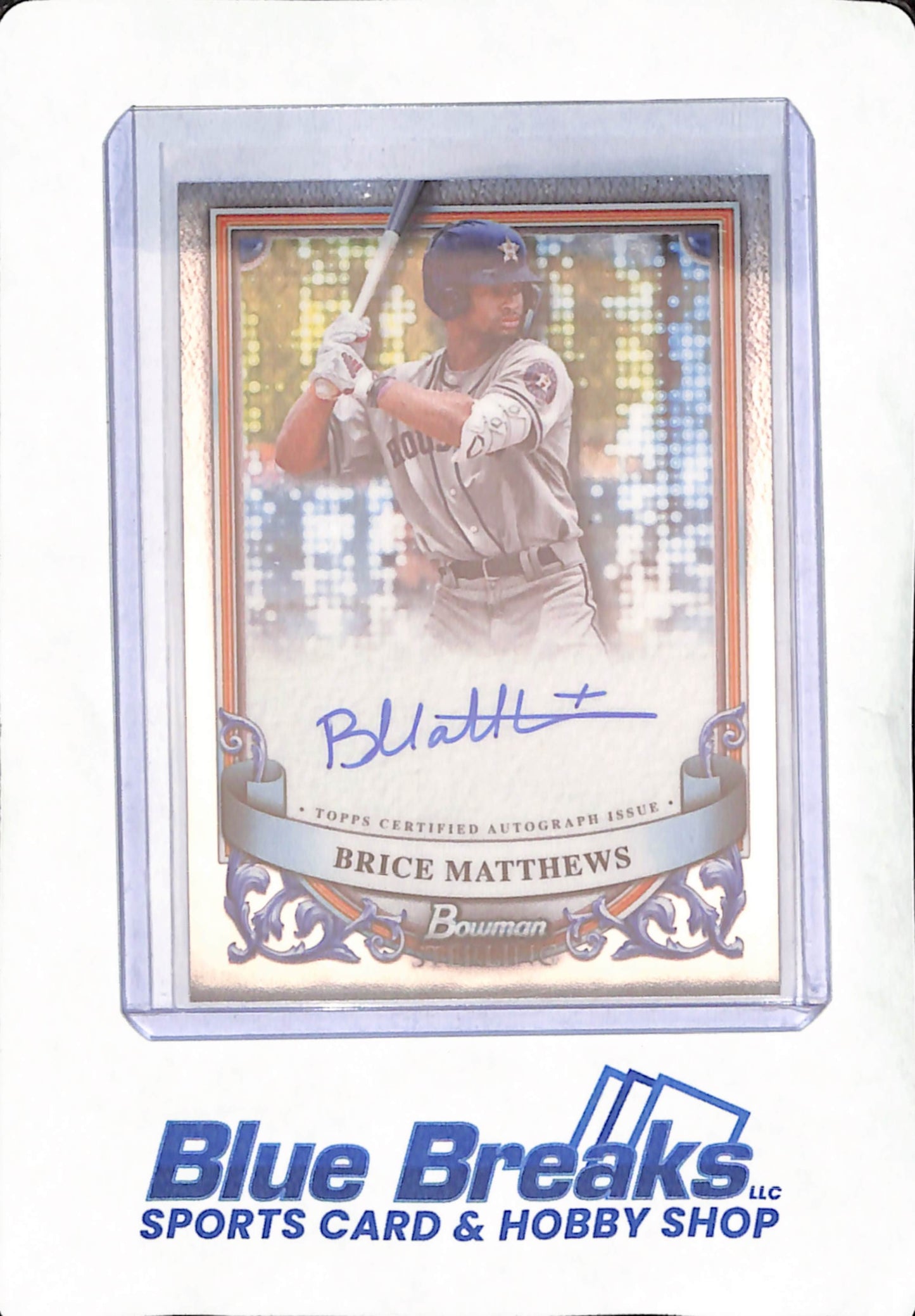 2024 Bowman Sterling - Brice Matthews - Autograph - Houston Astros - Baseball - #PA-BMA