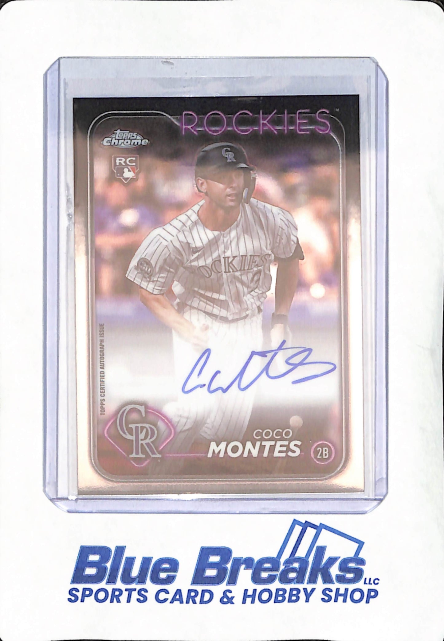 2024 Topps Chrome - Coco Montes - Autograph - Colorado Rockies - RC - Baseball - #RA-CMO