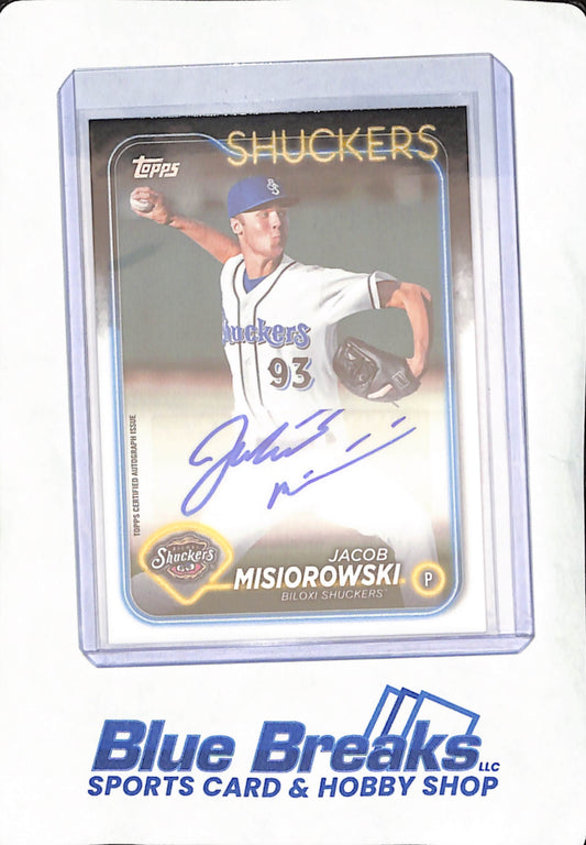 2024 Topps Pro Debut - Jacob Misiorowski - Autograph - Biloxi Shuckers - Baseball - #PD-171