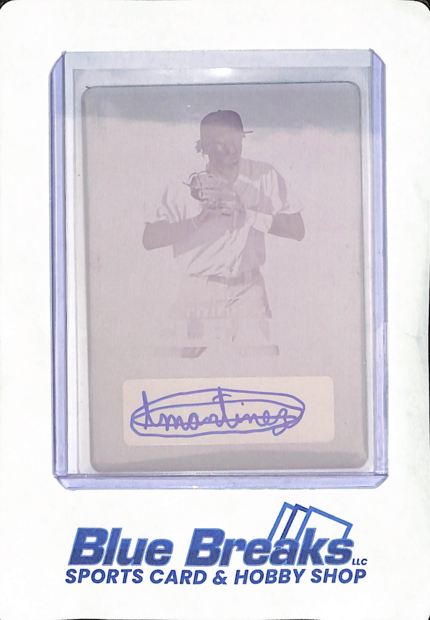 2021 Leaf Trinity - Angel Martinez - Autograph Magenta Printing Plate - Cleveland Guardians - Baseball - 1/1 - #CA-AM1