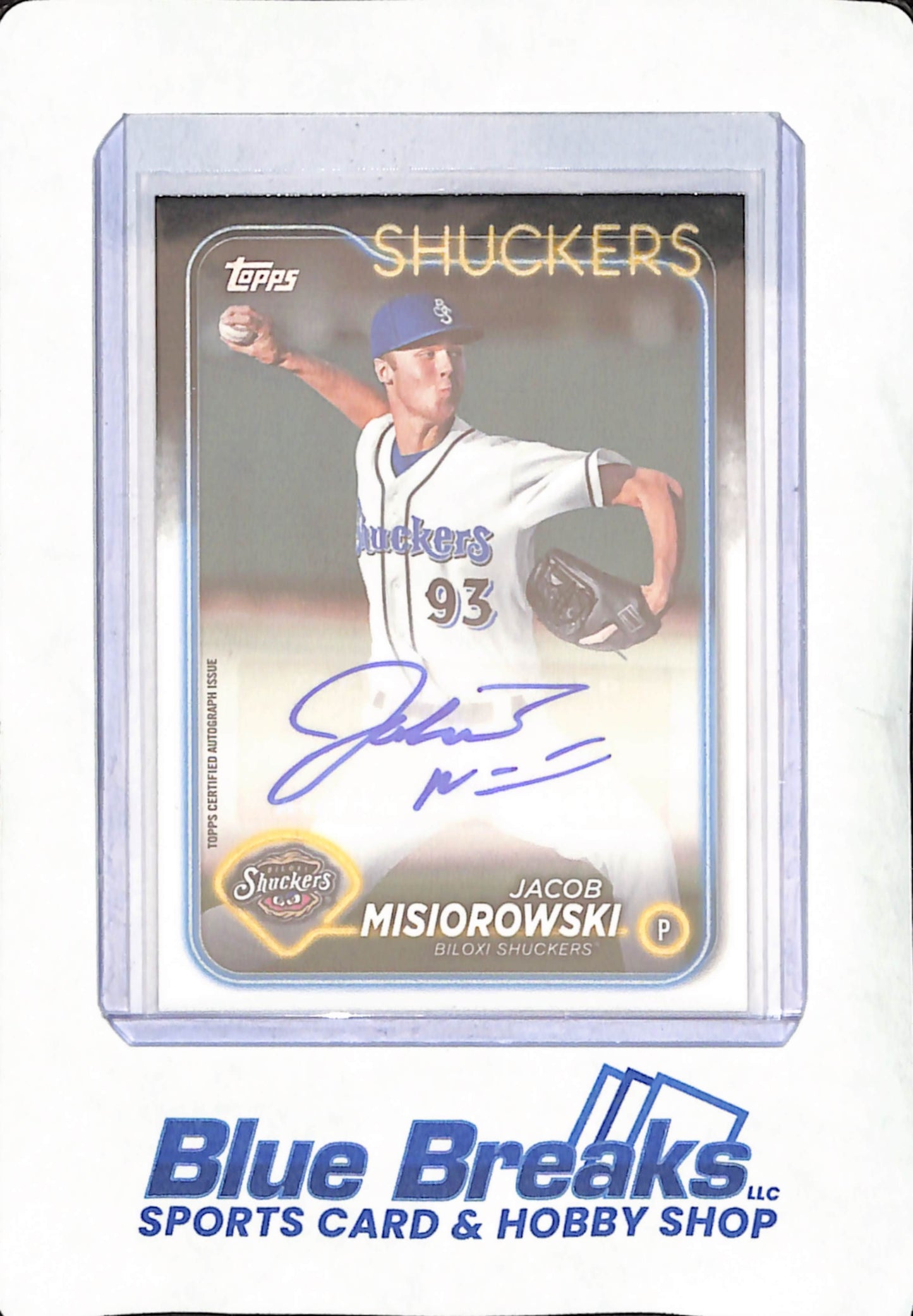 2024 Topps Pro Debut - Jacob Misiorowski - Autograph - Biloxi Shuckers - Baseball - #PD-171