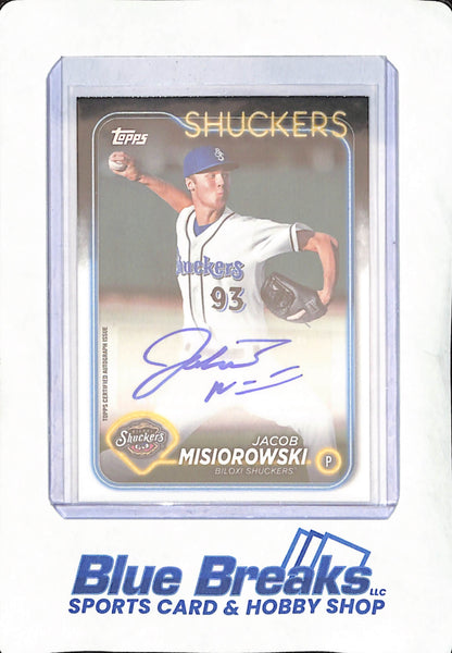 2024 Topps Pro Debut - Jacob Misiorowski - Autograph - Biloxi Shuckers - Baseball - #PD-171