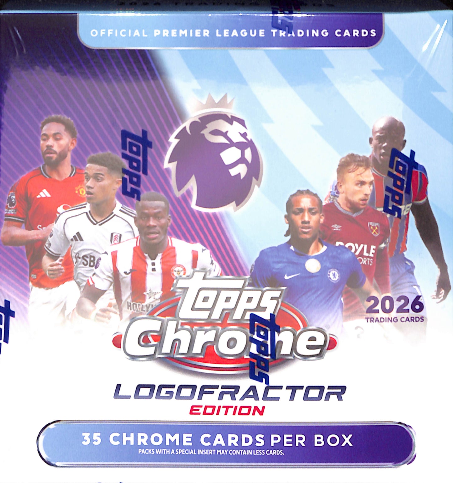 2026 Topps Chrome Premier League Logofractor Box - Sealed Wax