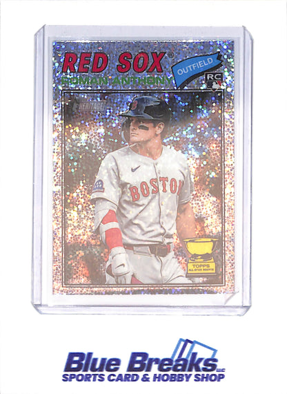 2026 Topps Heritage - Roman Anthony - Silver Sparkle - RC - Boston Red Sox - Baseball - #86
