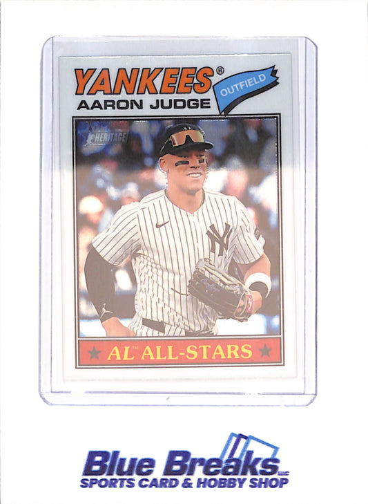 2026 Topps Heritage - Aaron Judge - White Chrome - New York Yankees - Baseball - #10 - Drop
