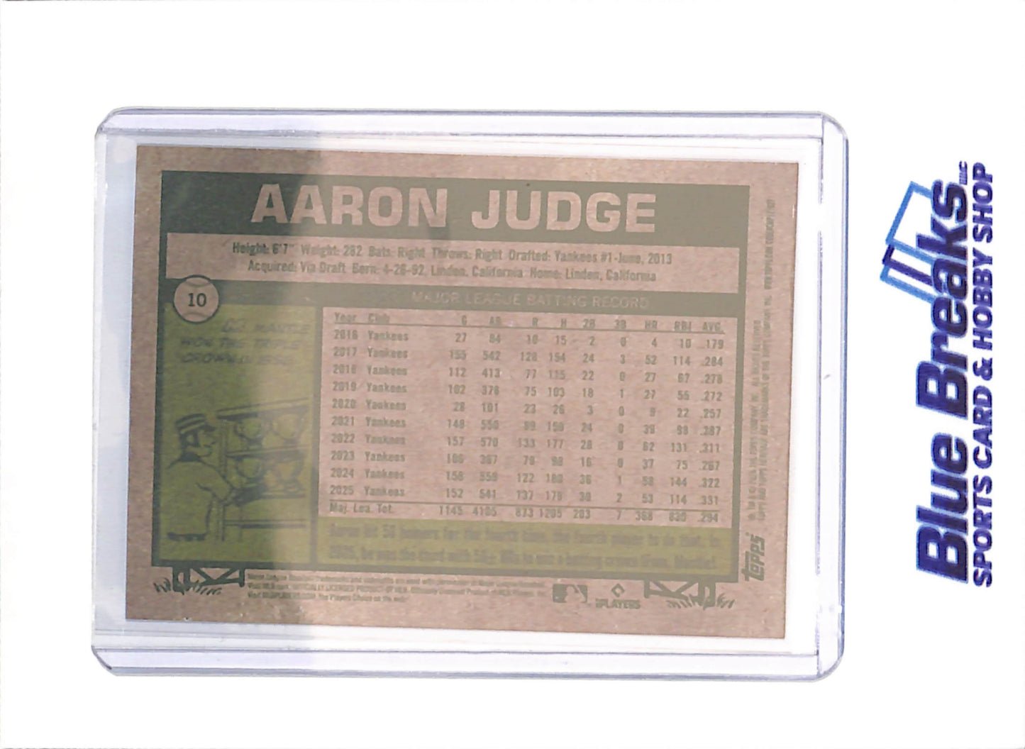 2026 Topps Heritage - Aaron Judge - White Chrome - New York Yankees - Baseball - #10