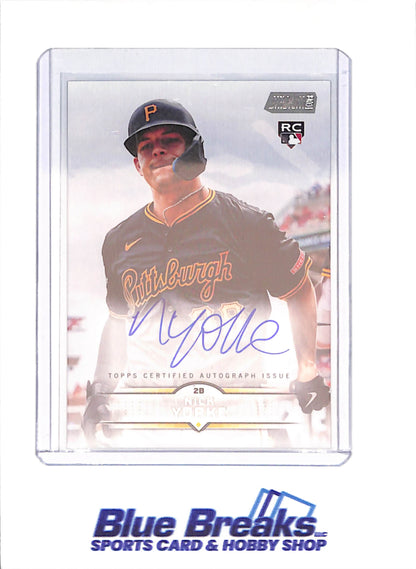 2025 Stadium Club - Nick Yorke - Autograph - RC - Pittsburgh Pirates - Baseball - #SCBA-NY