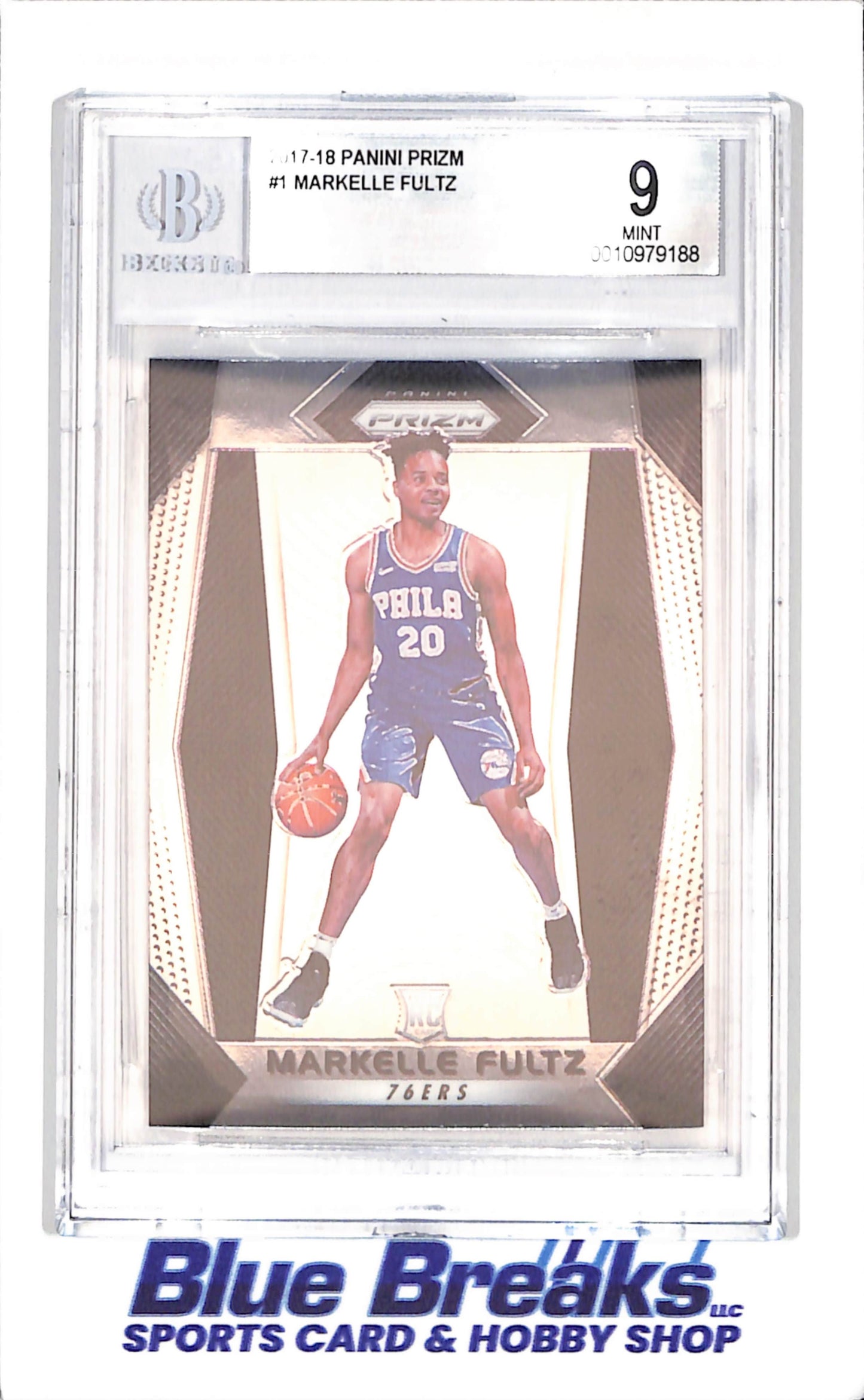 2017-18 Panini Prizm - Markelle Fultz - RC - BGS 9 - Philadelphia 76ers - Basketball - #1