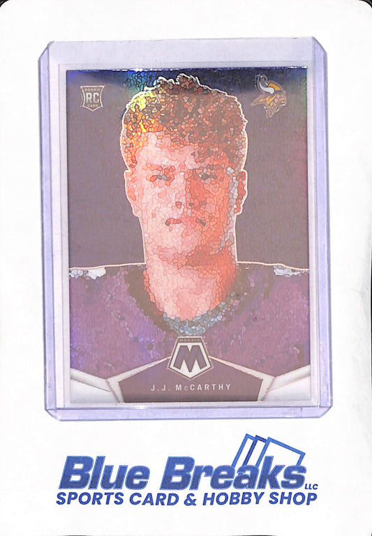 2024 Panini Mosaic - J.J. McCarthy - Micro Mosaic - Minnesota Vikings - Football - RC - #MM-JJM