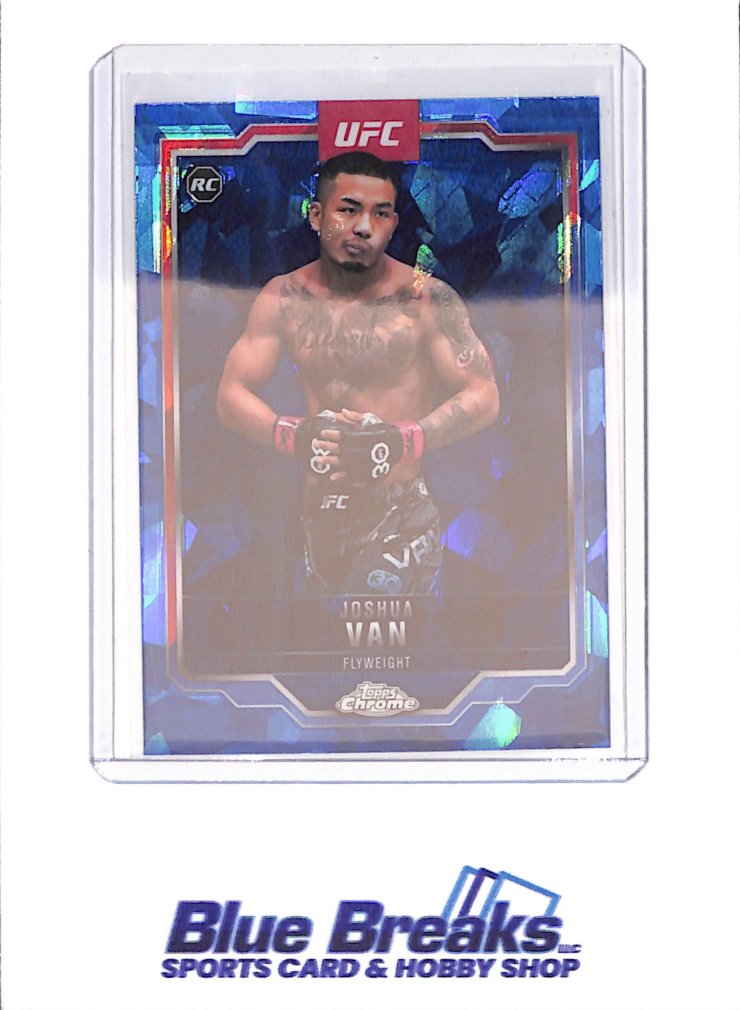 2025 Topps Chrome Sapphire - Joshua Can - RC - Flyweight - UFC - #136