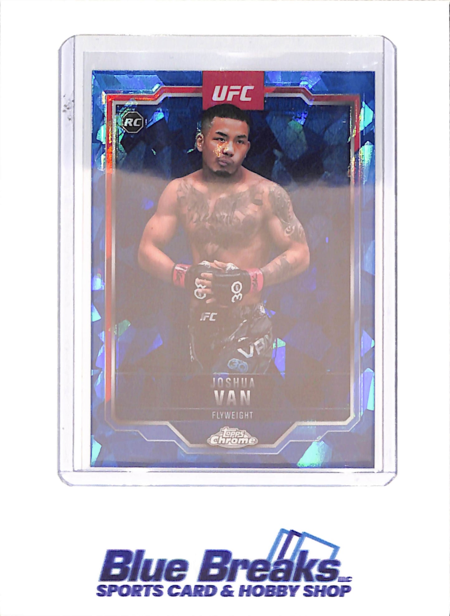 2025 Topps Chrome Sapphire - Joshua Van - RC - Flyweight - UFC - #136