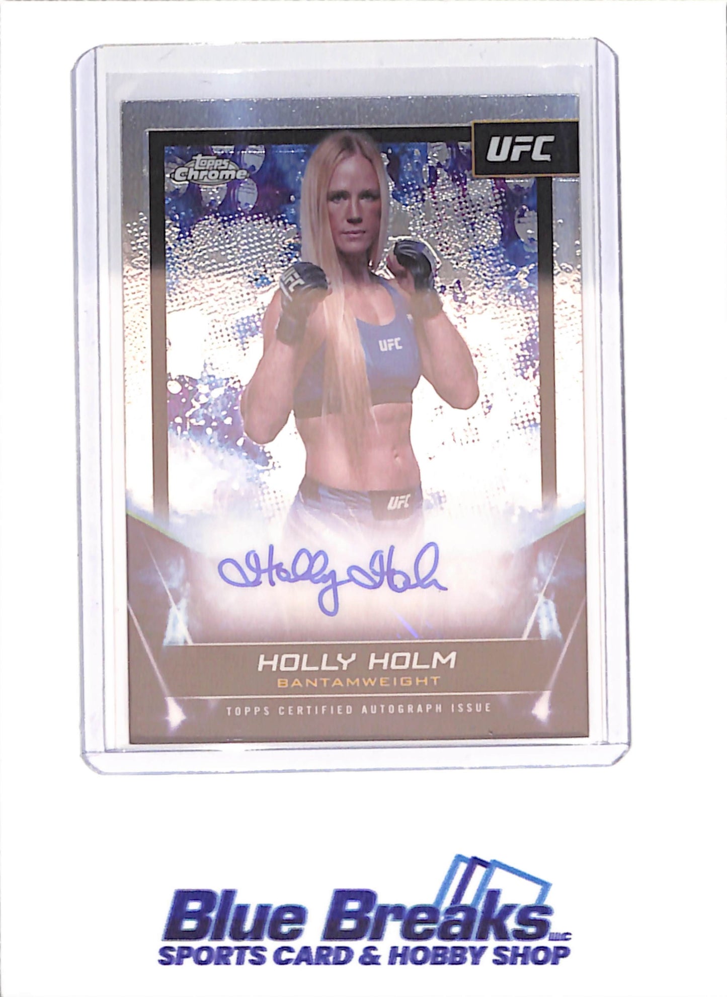 2024 Topps Chrome - Holly Holm - Signatures Autograph - Bantamweight - UFC - #FNA-HHO