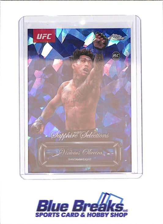 2025 Topps Chrome Sapphire - Vinicius Oliveira - RC - Sapphire Selections - Bantamweight - UFC - #SEL-3