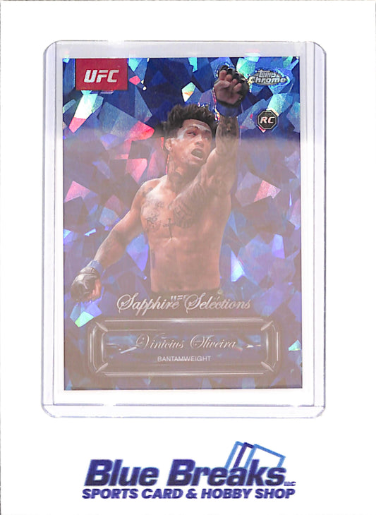 2025 Topps Chrome Sapphire - Vinicius Oliveira - RC - Sapphire Selections - Bantamweight - UFC - #SEL-3