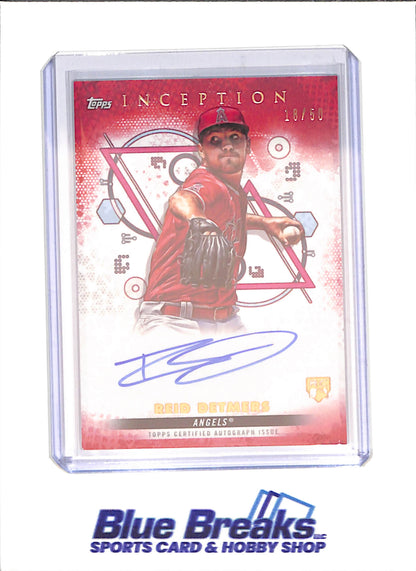 2022 Topps Inception - Reid Detmers - RC - Autograph - 18/50 - Los Angeles Angels - Baseball - #BRES-ROT