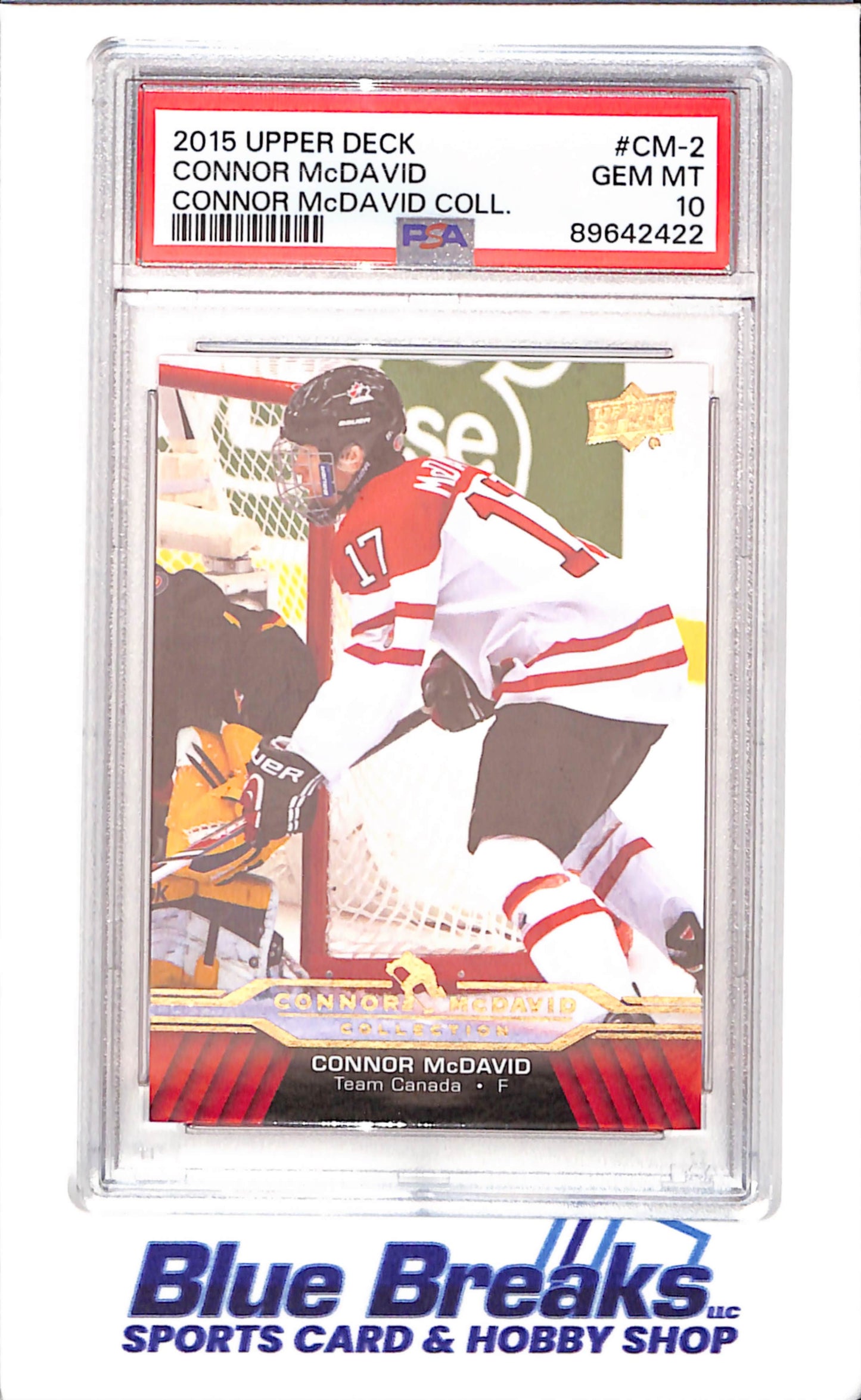2015 Upper Deck - Connor McDavid Collection - CM1 - CM25 - 25 cards - PSA 10 - hockey - Oilers