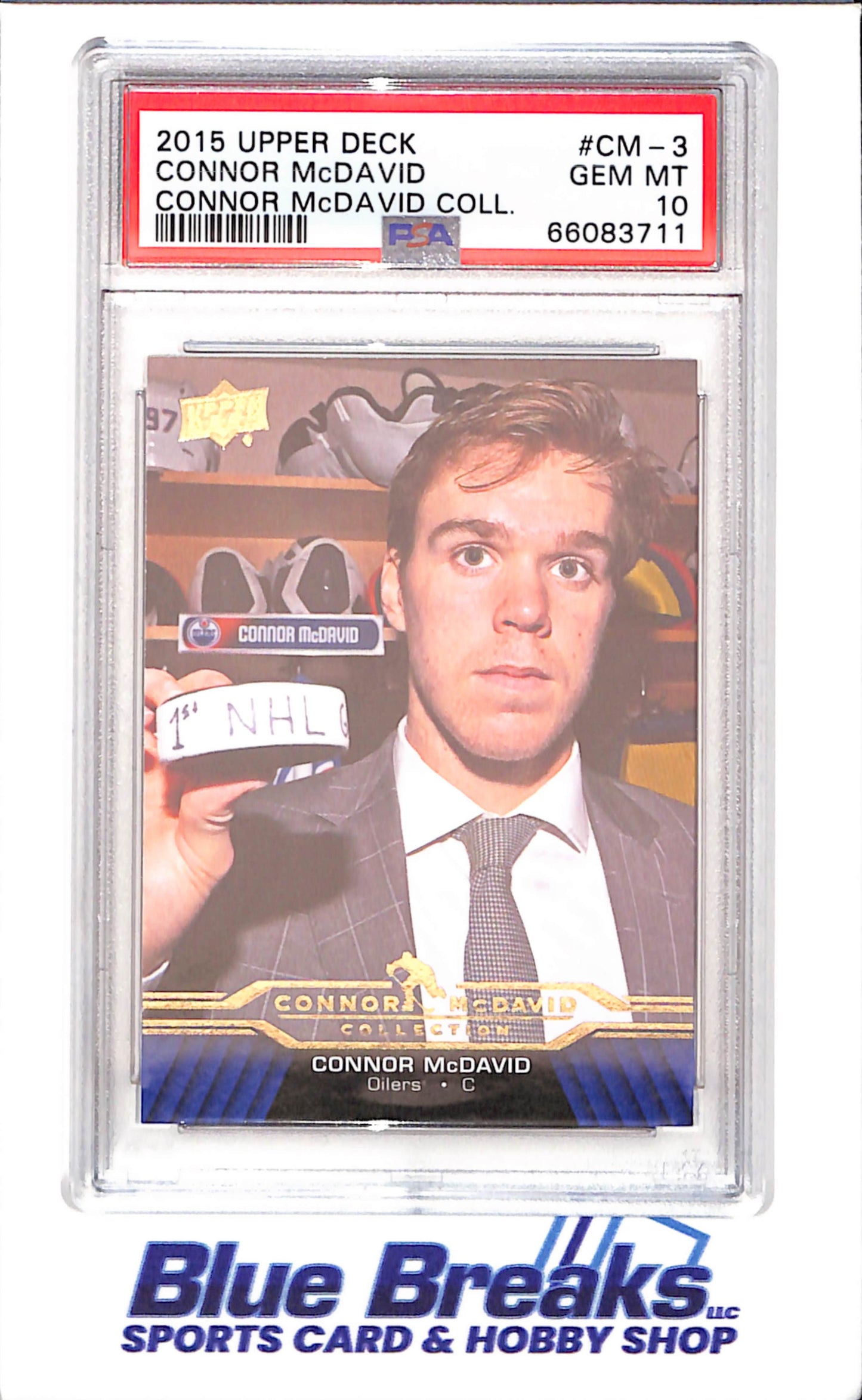 2015 Upper Deck - Connor McDavid Collection - CM1 - CM25 - 25 cards - PSA 10 - hockey - Oilers