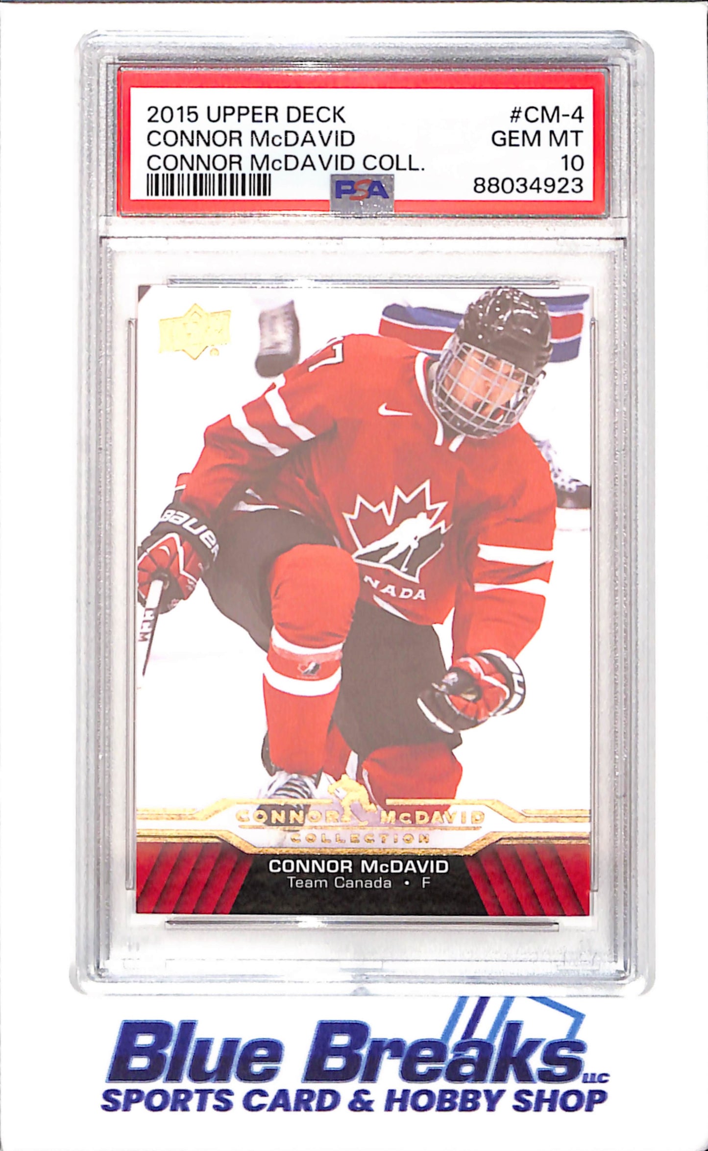 2015 Upper Deck - Connor McDavid Collection - CM1 - CM25 - 25 cards - PSA 10 - hockey - Oilers
