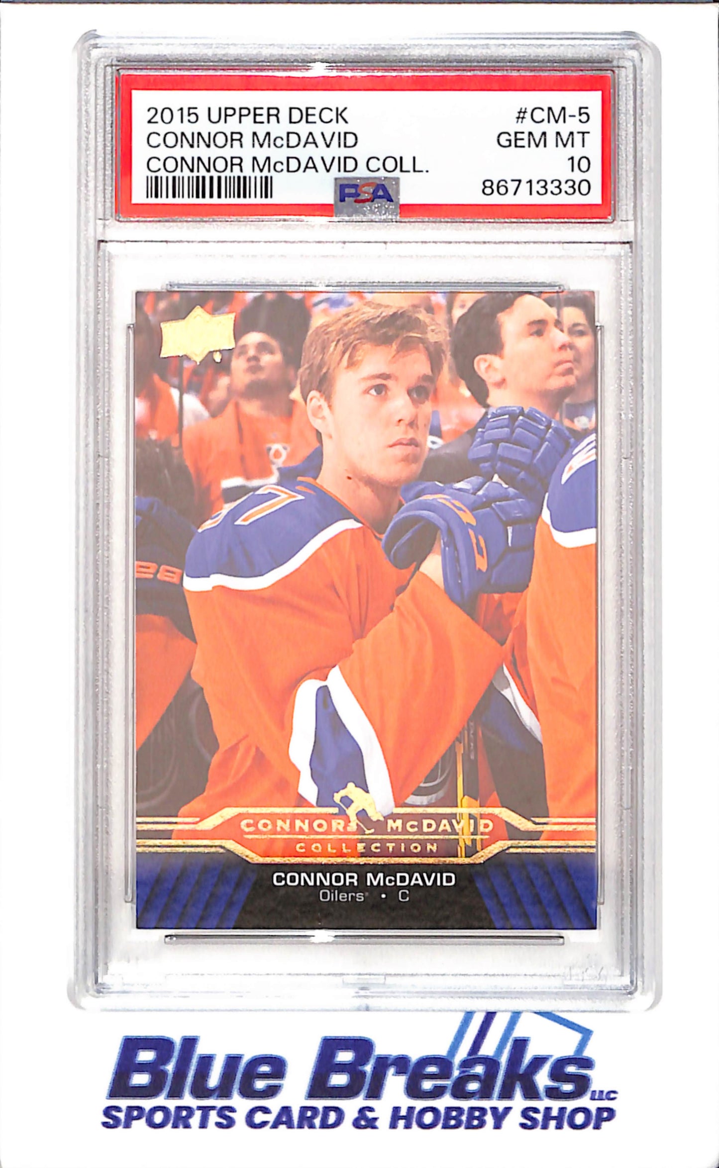 2015 Upper Deck - Connor McDavid Collection - CM1 - CM25 - 25 cards - PSA 10 - hockey - Oilers