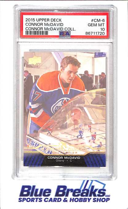 2015 Upper Deck - Connor McDavid Collection - CM1 - CM25 - 25 cards - PSA 10 - hockey - Oilers