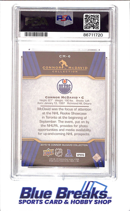 2015 Upper Deck - Connor McDavid Collection - CM1 - CM25 - 25 cards - PSA 10 - hockey - Oilers