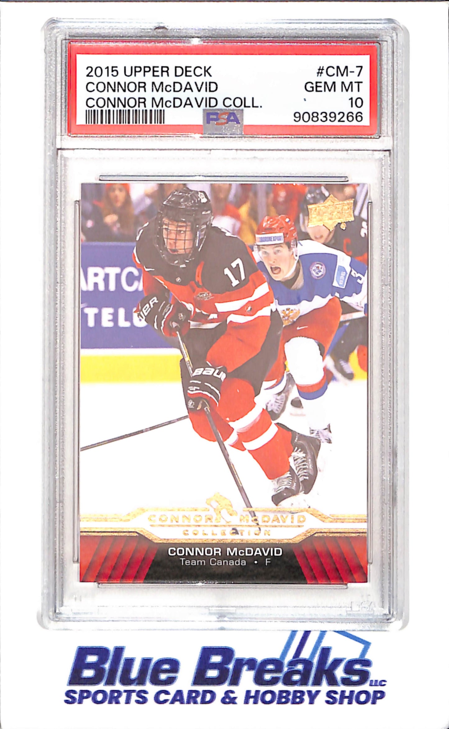 2015 Upper Deck - Connor McDavid Collection - CM1 - CM25 - 25 cards - PSA 10 - hockey - Oilers